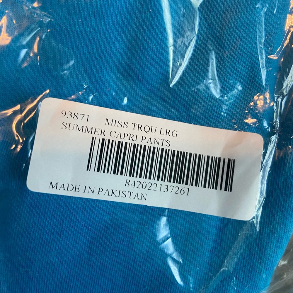 Miss Tru Blue Summer Capri Pants